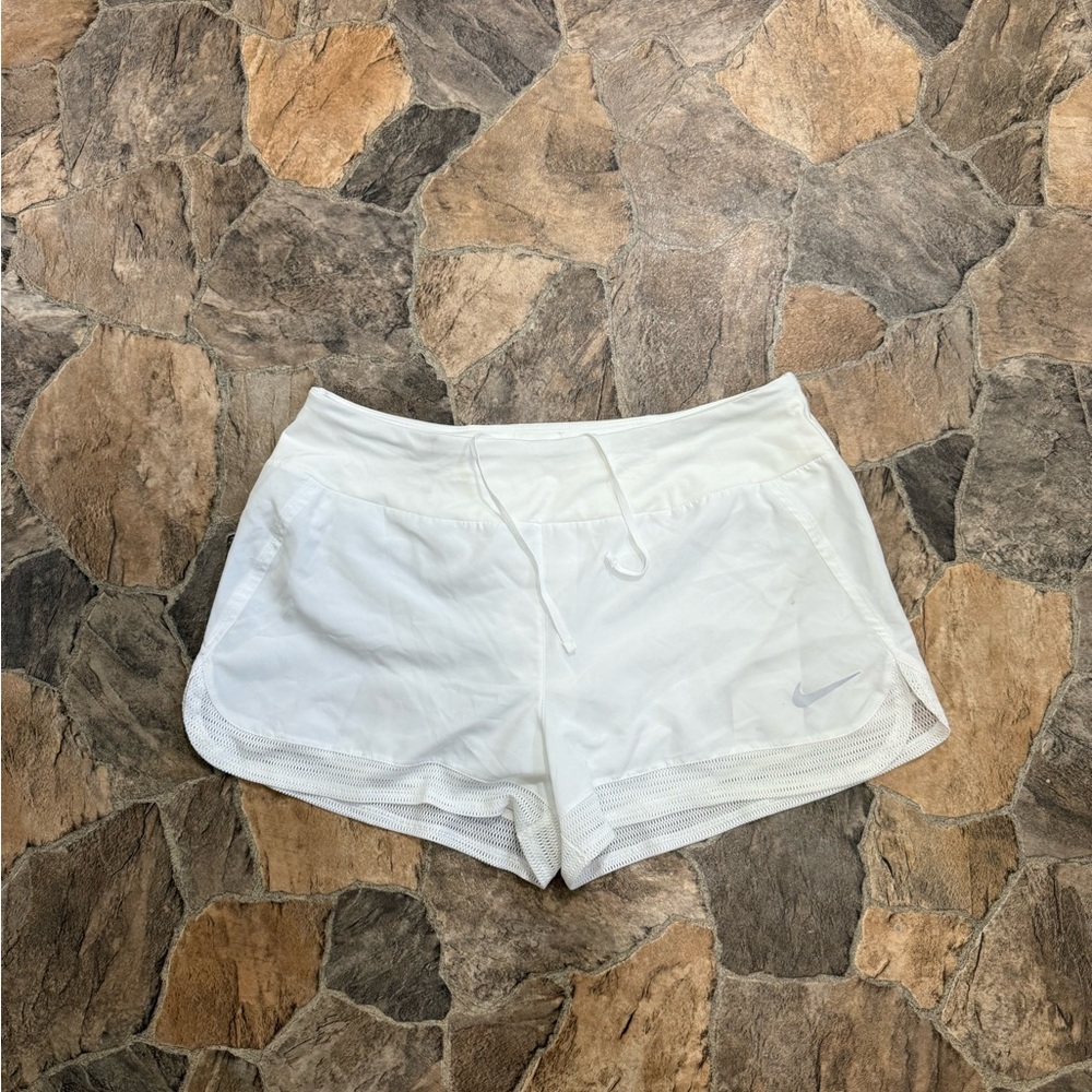 Nike Women's White Athletic Shorts